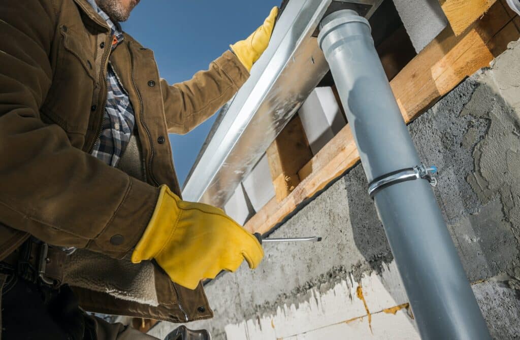 Installation de gouttières : Les gouttières en aluminium sont une option populaire pour les propriétaires de maison cherchant un matériau léger, durable et résistant à la corrosion